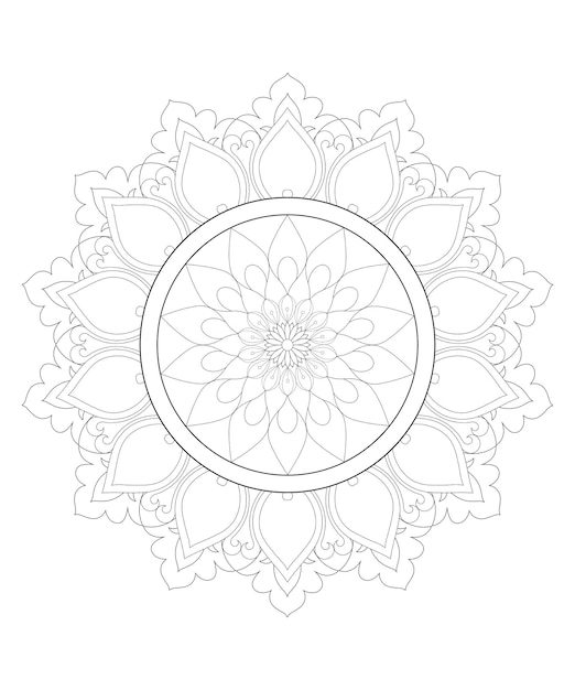 Vector Mandala Coloring Pages amp Books