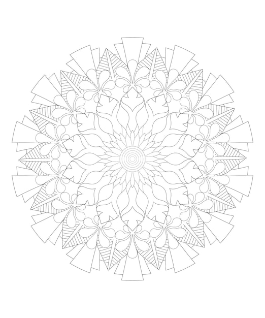 Vector Mandala Coloring Pages amp Books