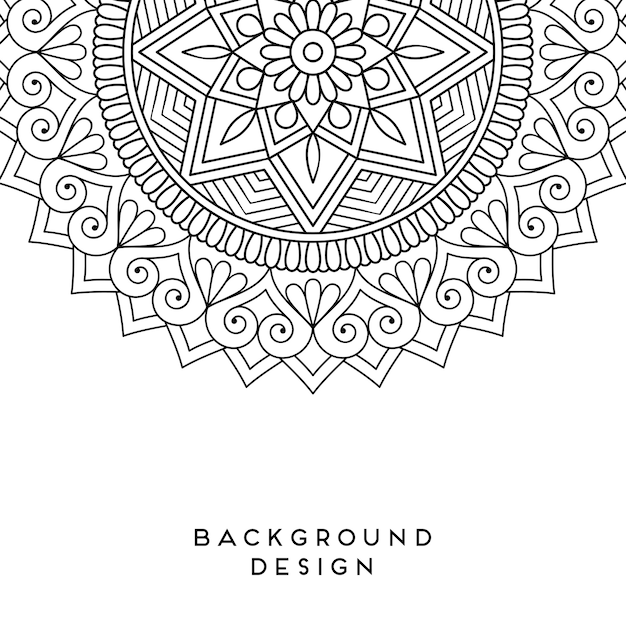 Vector mandala design