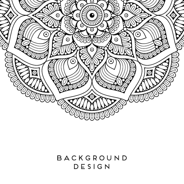 Vector mandala design