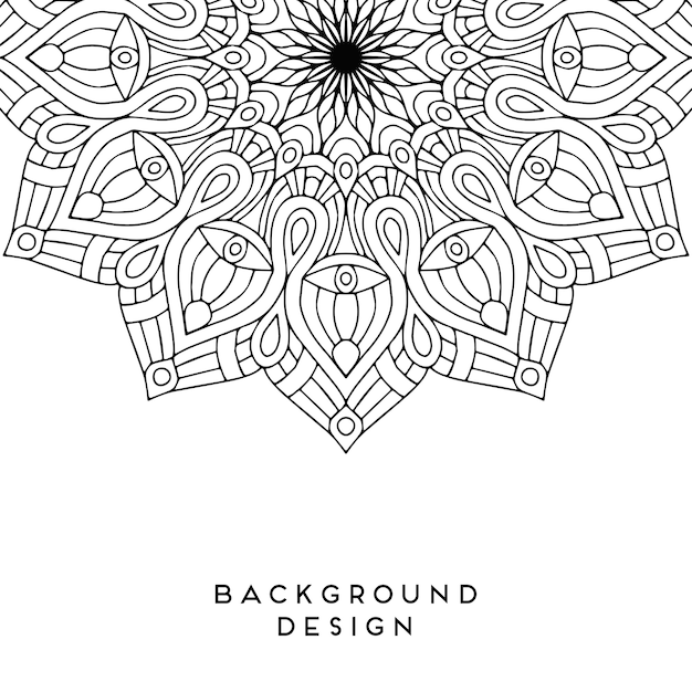 Vector mandala design