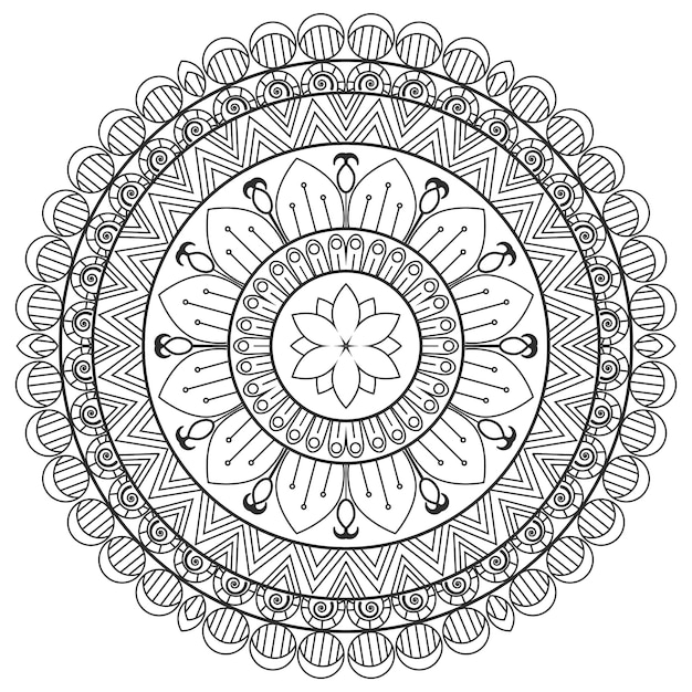 vector mandala design