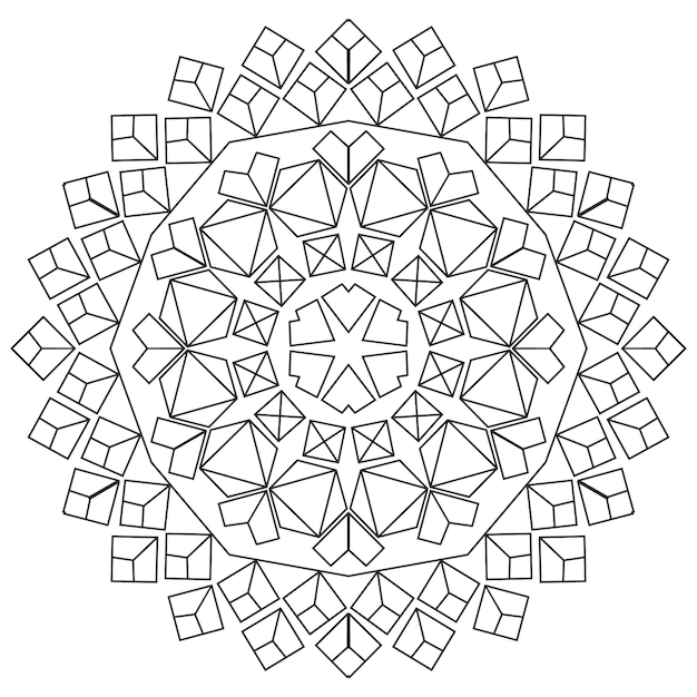 Vector mandala design