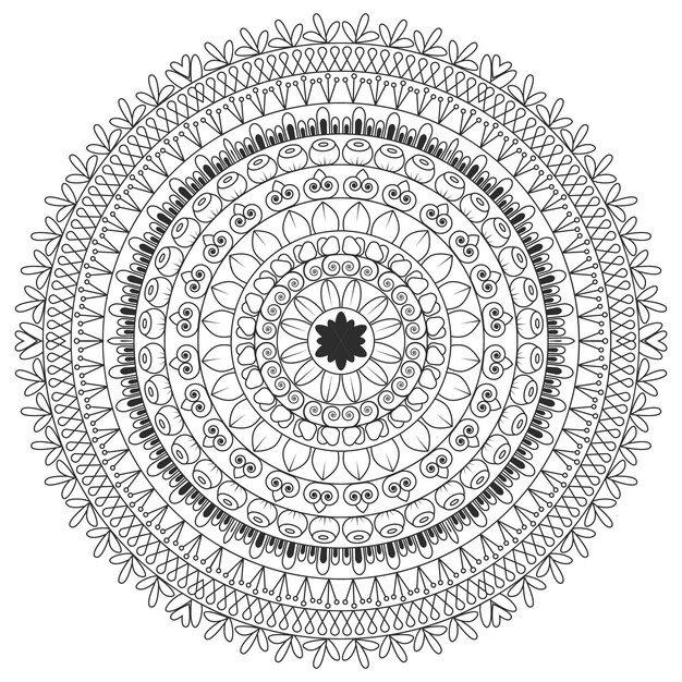 vector mandala design