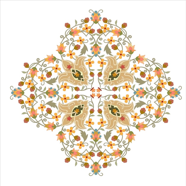 Vector Mandala Frame and border Luxury Design 