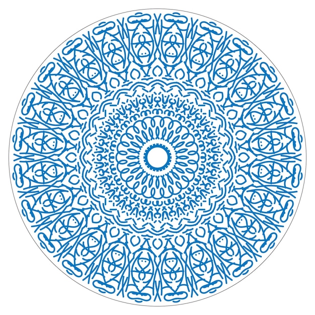 Vector mandala kunst mandala ontwerp Creatief artistiek mandala ontwerp