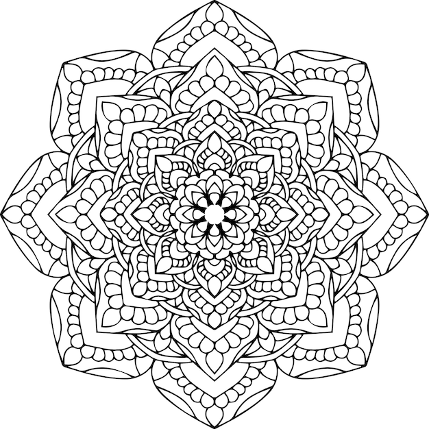 Vector vector mandala mandala bloem