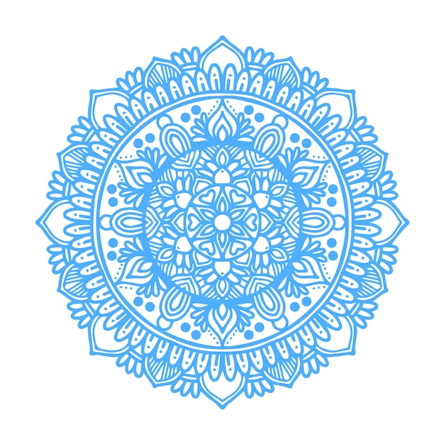 Vector vector mandala ontwerp illustratie