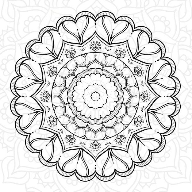 Vector mandala ontwerp