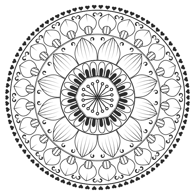 Vector mandala ontwerp