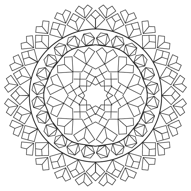 Vector mandala ontwerp