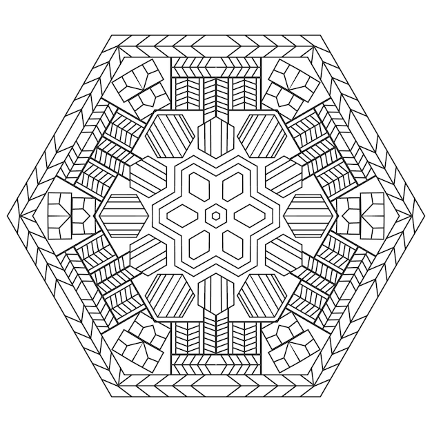 Vector mandala ontwerp