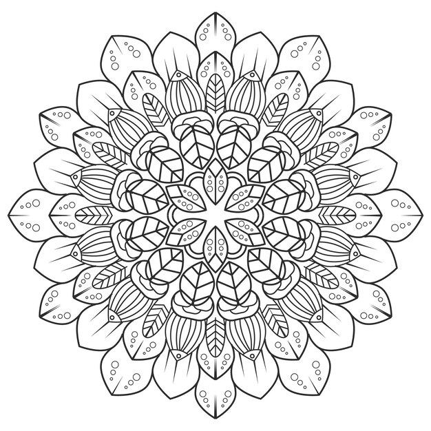 Vector mandala ontwerp