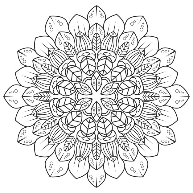 Vector mandala ontwerp