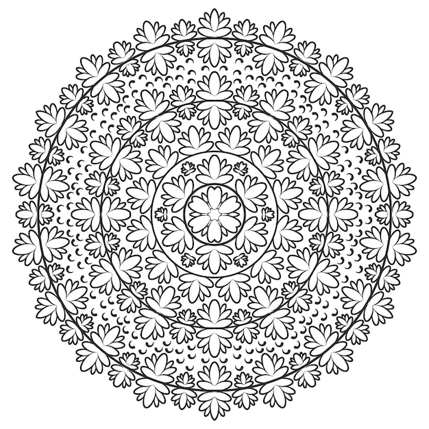 Vector mandala ontwerp