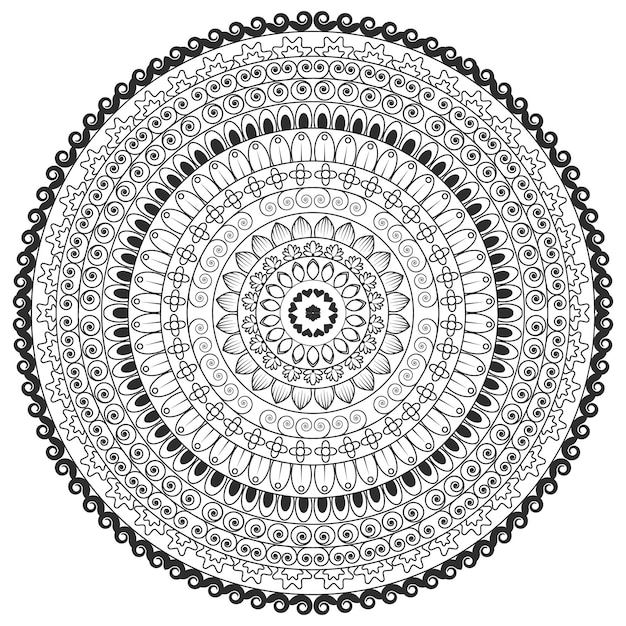 Vector mandala ontwerp