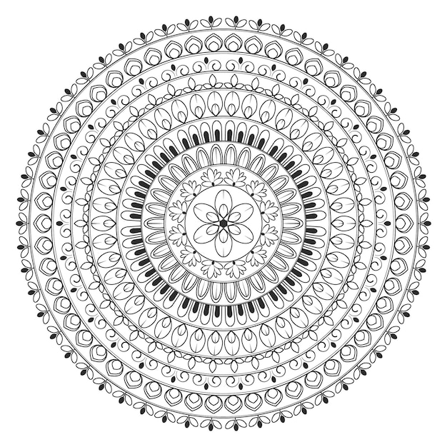 Vector mandala ontwerp