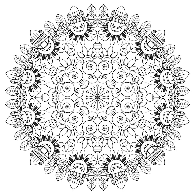 Vector mandala ontwerp