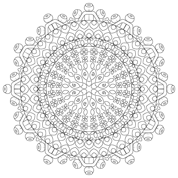 Vector mandala ontwerp