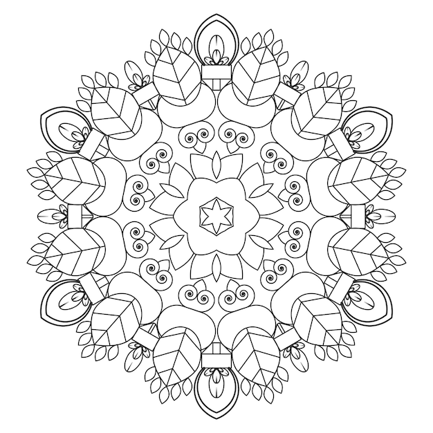 Vector mandala ontwerp