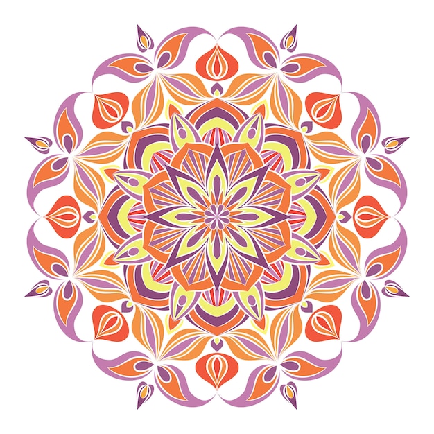 Vector Mandala ornament. Vintage decorative elements.