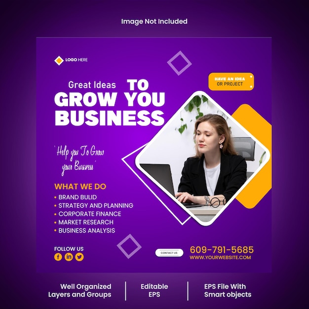 Vector vector marketing business social media banner template