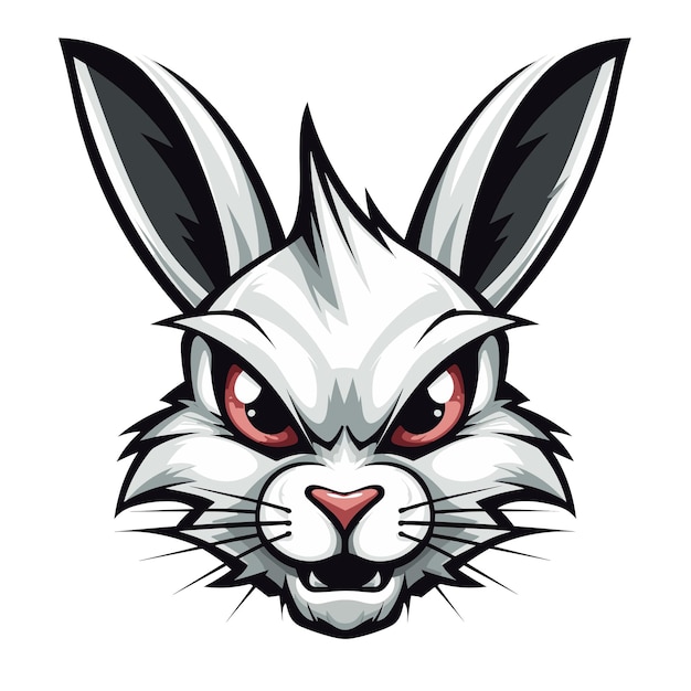 vector mascot logo rabbit