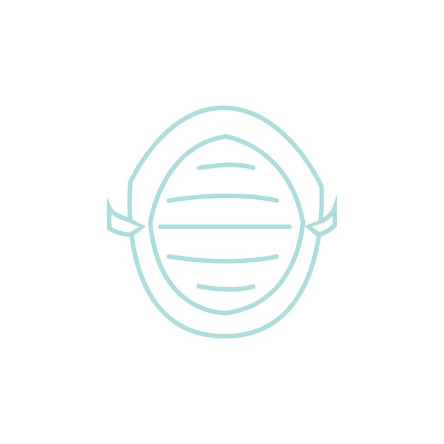 Vector mask icon illustration template design