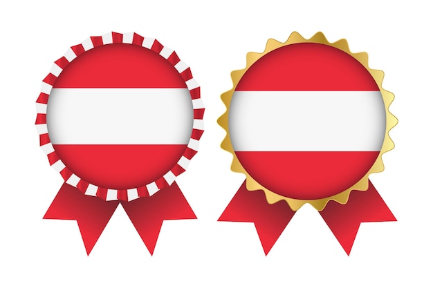 Vector vector medal set designs of austria template