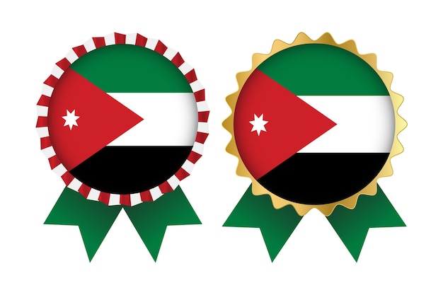 Disegni di set di medaglie vettoriali del modello jordan