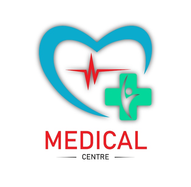 Vettore disegno del logo medico vettoriale