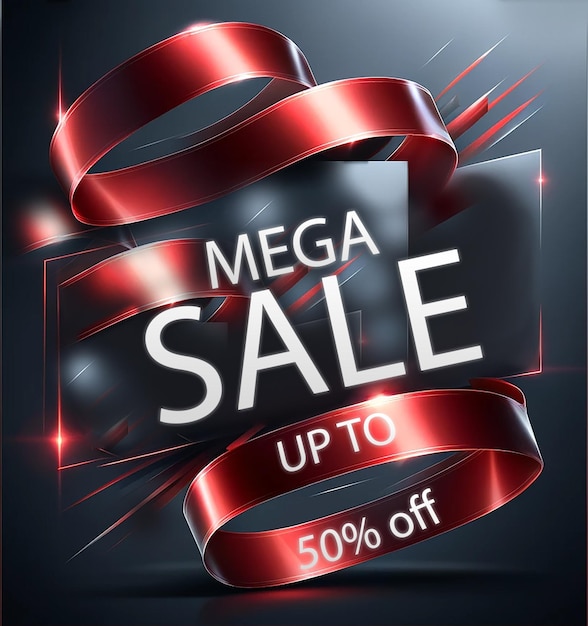 Vector Mega Sale Banner