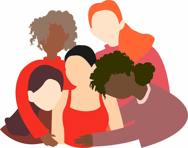 vector meisjes illustratie