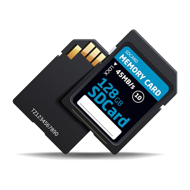 Vector vector memory sd card for various devices