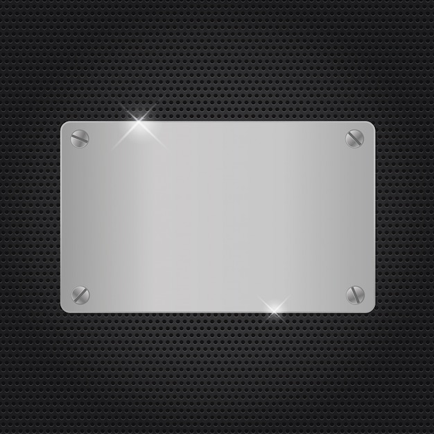 Vector metal background