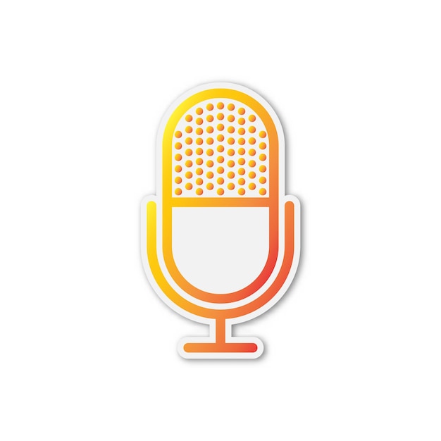 Vector Microphone icon