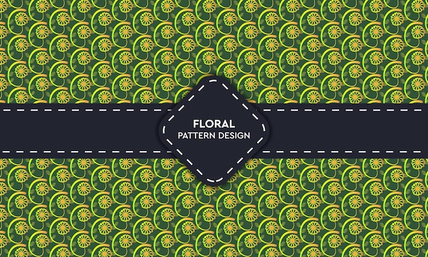 Vector vector minimal floral pattern design