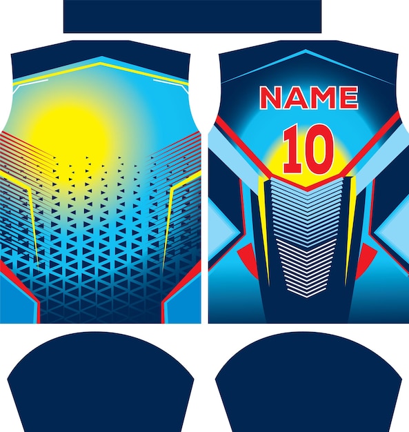 Vector vector mock up background for sports jerseys race jerseys running shirts jersey designs for subli