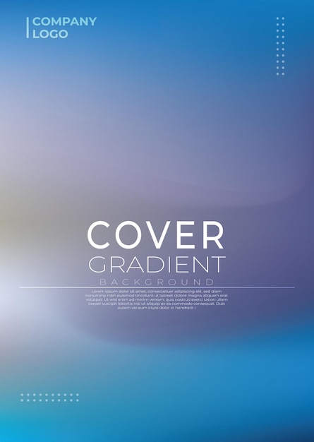 Современный векторный абстрактный шаблон Gradient Covers for Dynamic Backgrounds