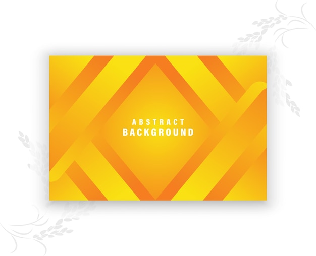 Vector vector modern abstract orange and yellow geometric background