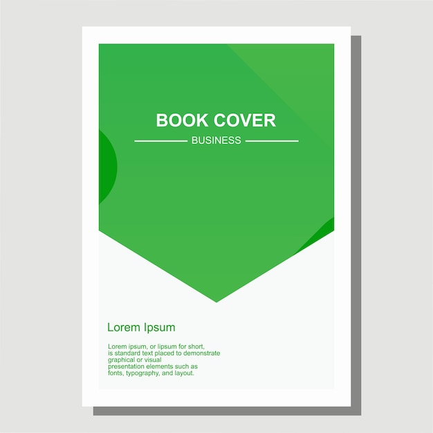 vector modern annual report business flyer template design