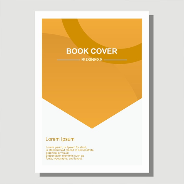 Vector vector modern annual report business flyer template design