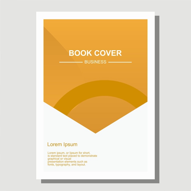 vector modern annual report business flyer template design