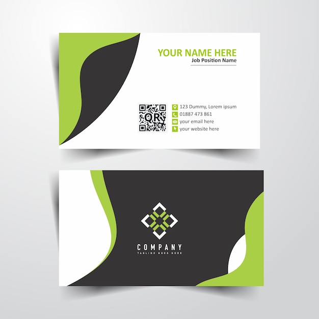 vector modern business card template