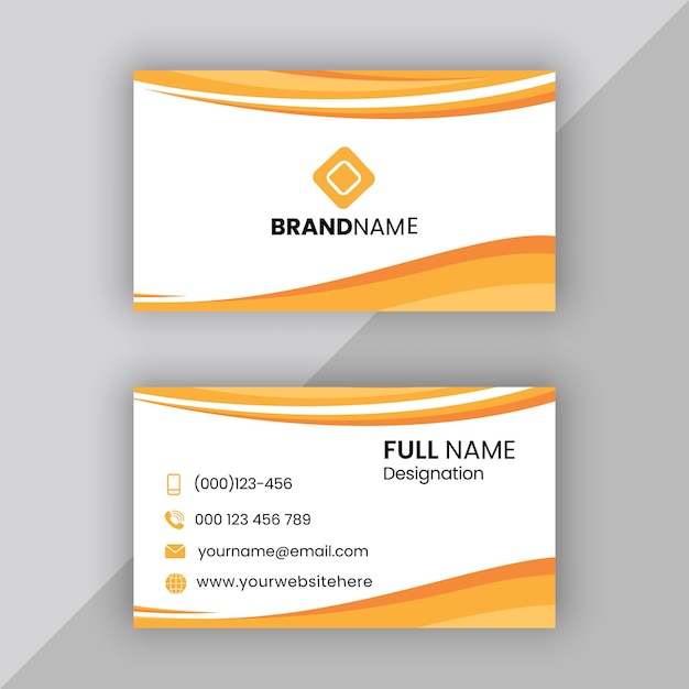 vector modern business card template