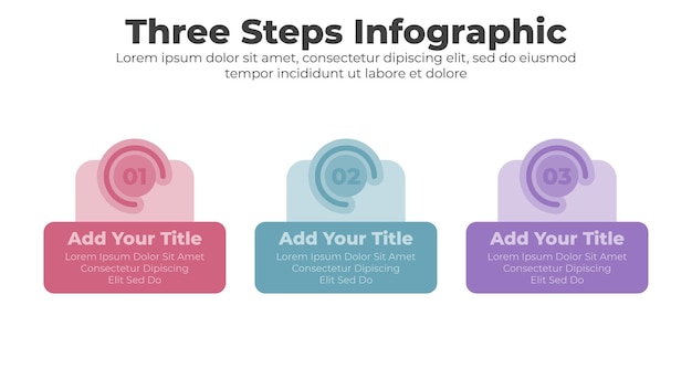 Vector modern business infographic template