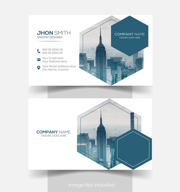 Vector vector modern and clean professional business card template