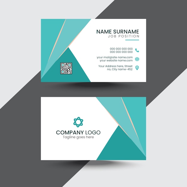 Vector modern and cleen business card