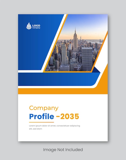 Vector modern company annual report business brochure cover or book cover design