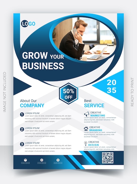 vector modern corporate business flyer stylish professional business flyer